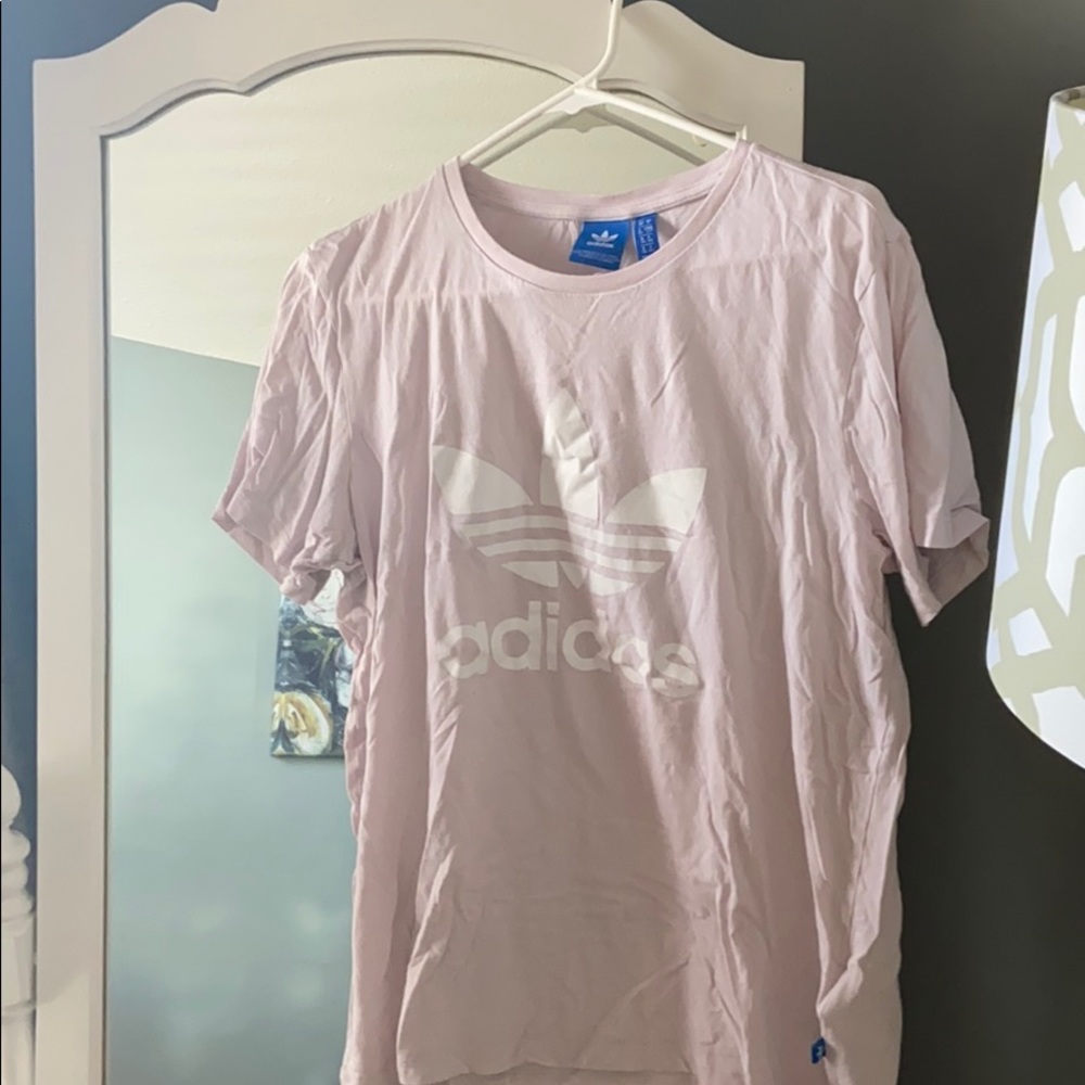 lovely purple adidas tee